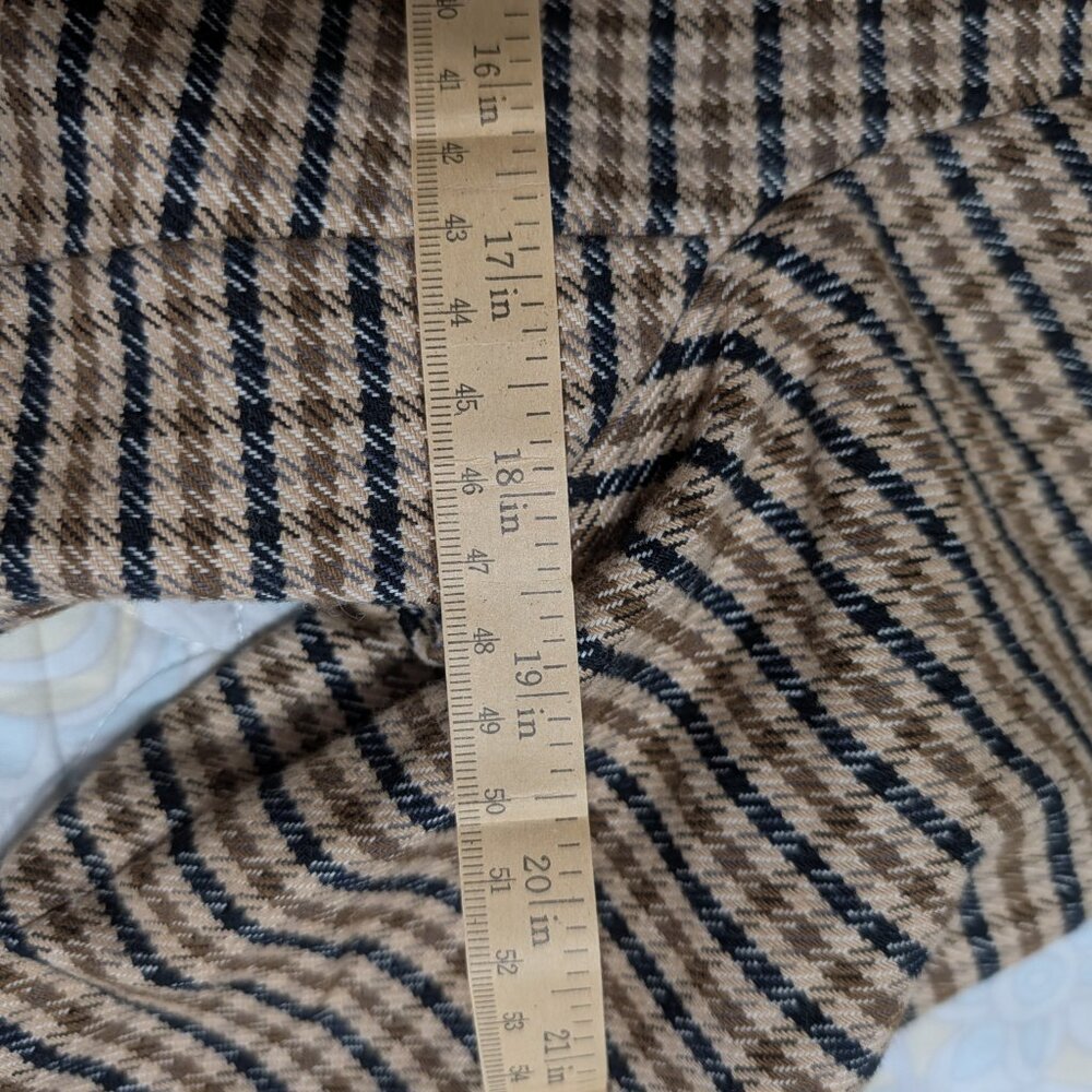 Free Assembly Houndstooth Plaid Blazer Womens Small Oversized Lined Classic - Picture 6 of 14